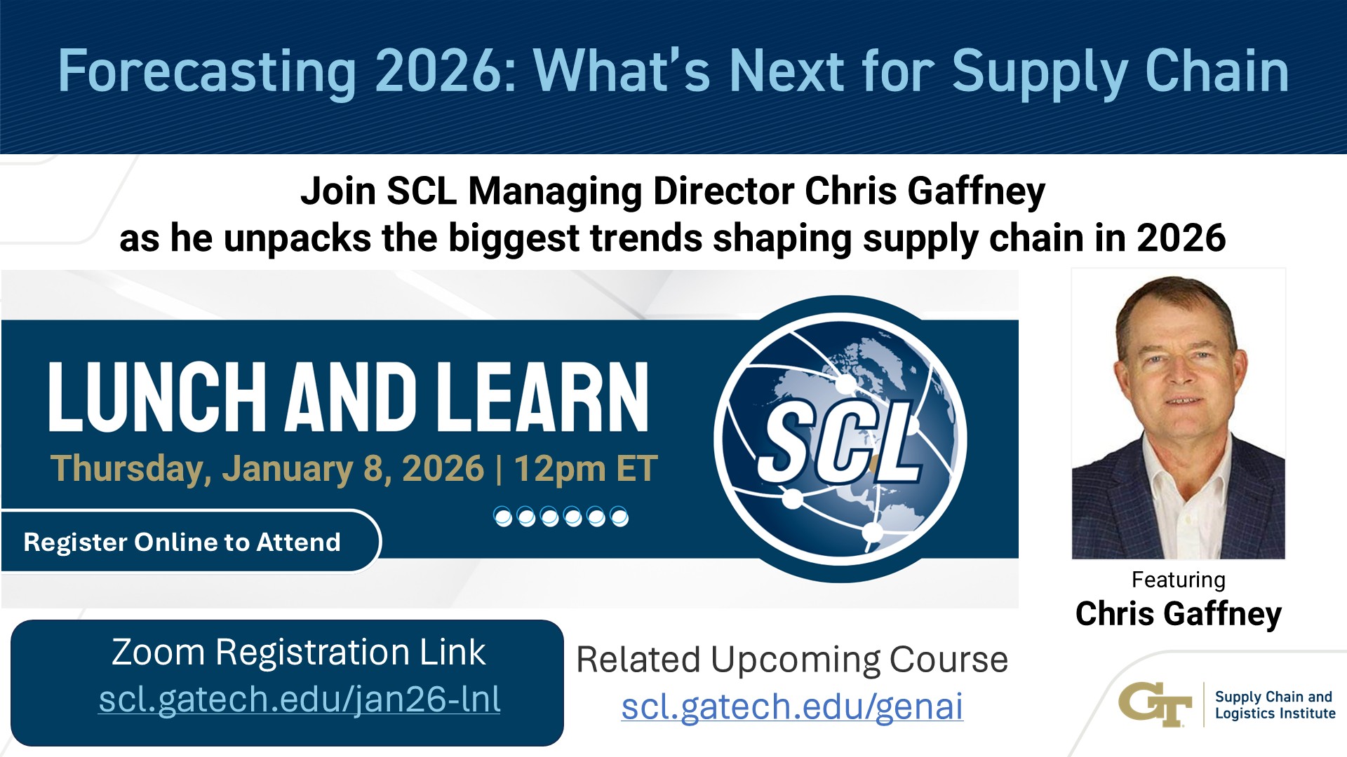 FREE Webinar: "Forecasting 2026: What’s Next for Supply Chain"