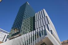 George Tower, ISyE's new home in Tech Square. 